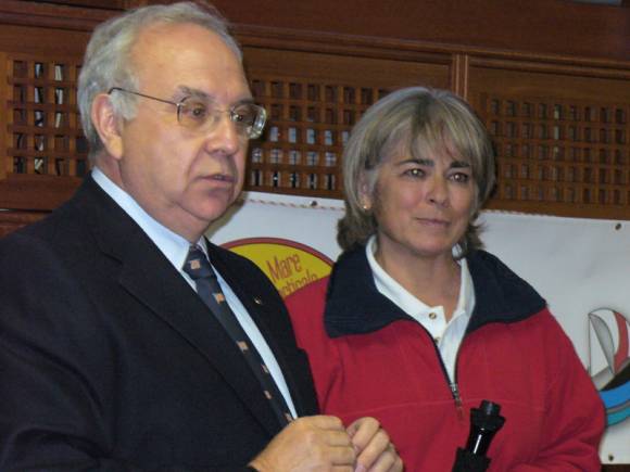Con il Presidente del Circolo Nautico