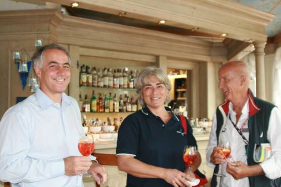 Cecilia Carreri con l'Assessore Ghedina