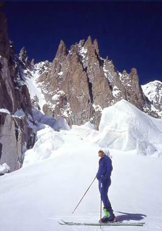 Cecilia sotto il Grand Capucin