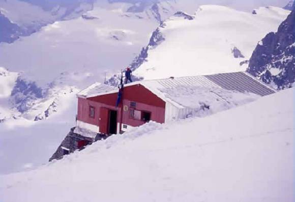 arrivo al Rifugio Marco e Rosa